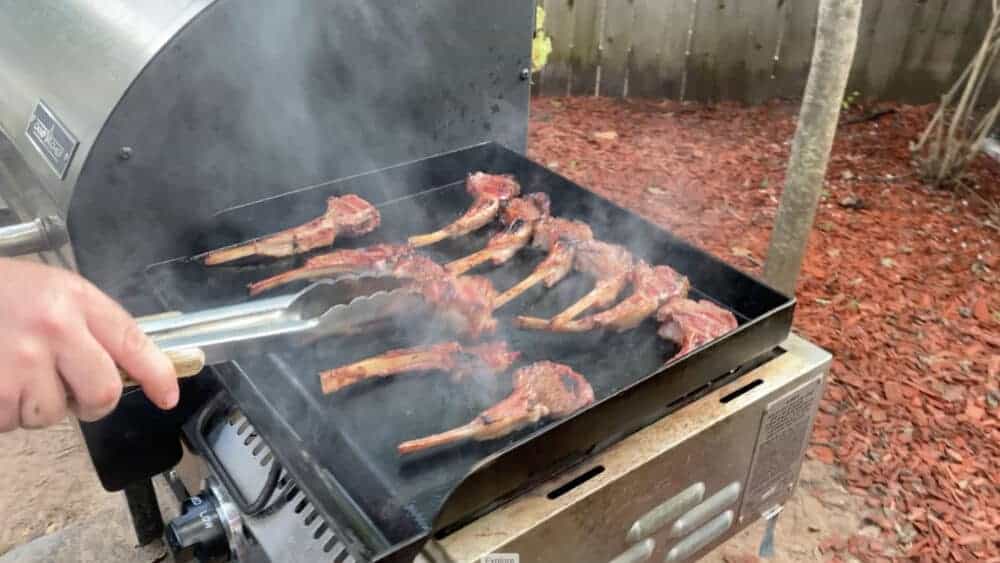 sear on griddle