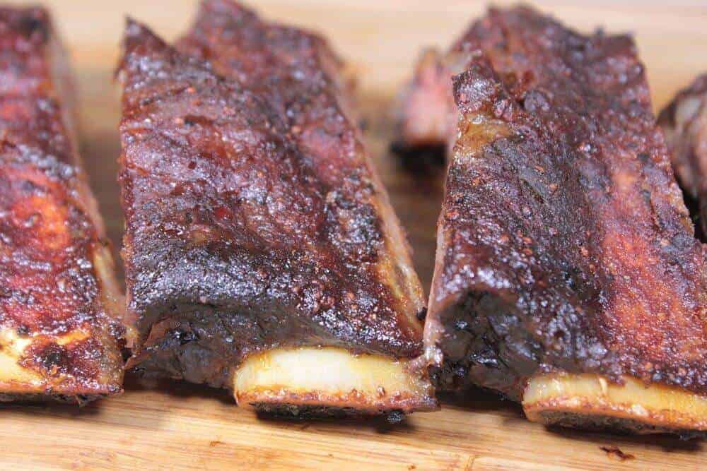 smoked beef back ribs 1