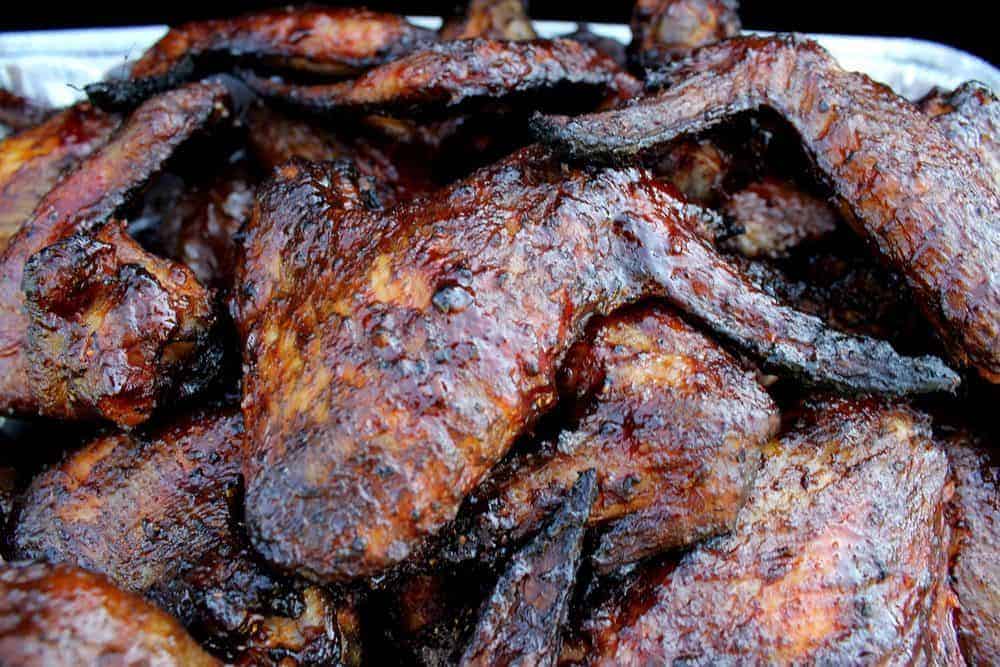 smoked chicken wings