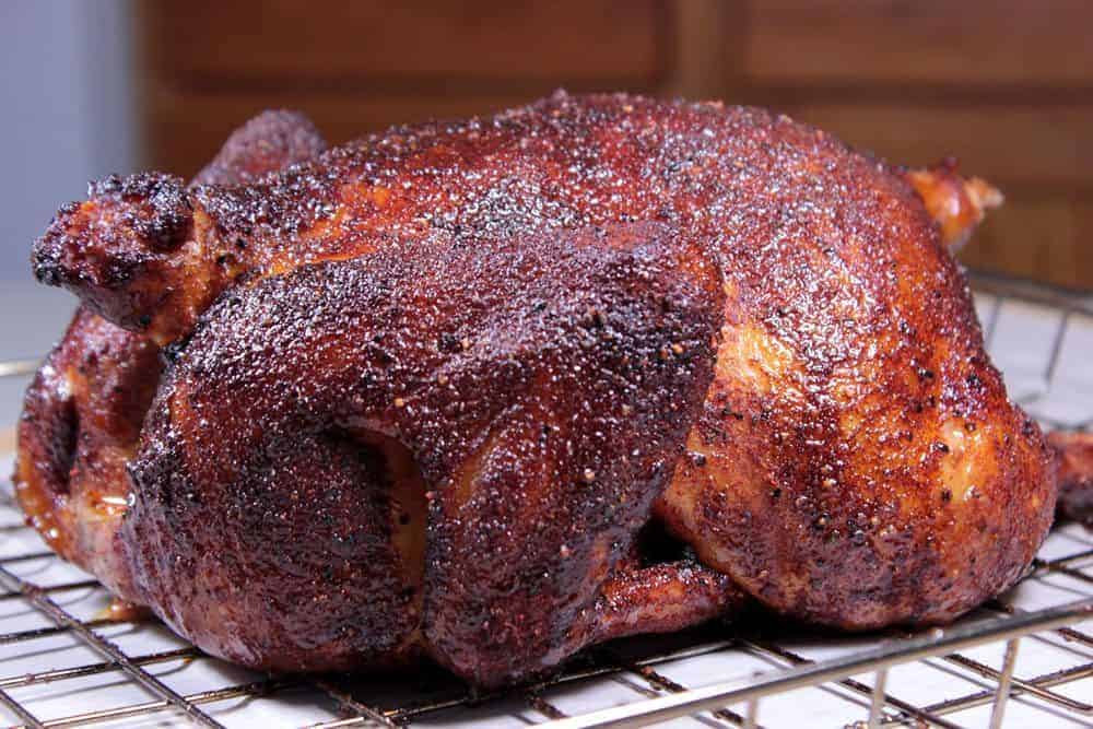smoked maple barbecue chicken