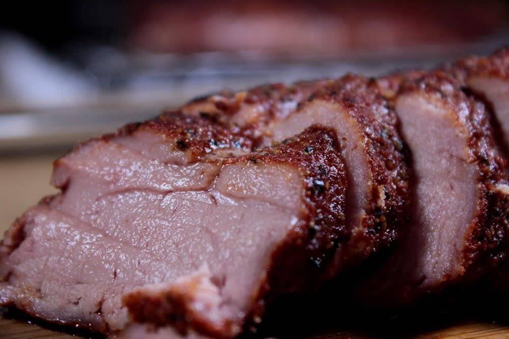 smoked pork tenderloin juicy