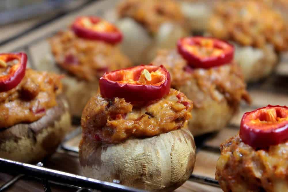 Smoked Pulled Pork Stuffed Mushrooms - Learn to Smoke Meat with Jeff