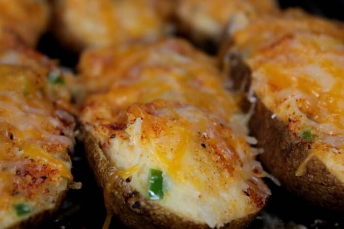 Smoked Twice Baked Potatoes