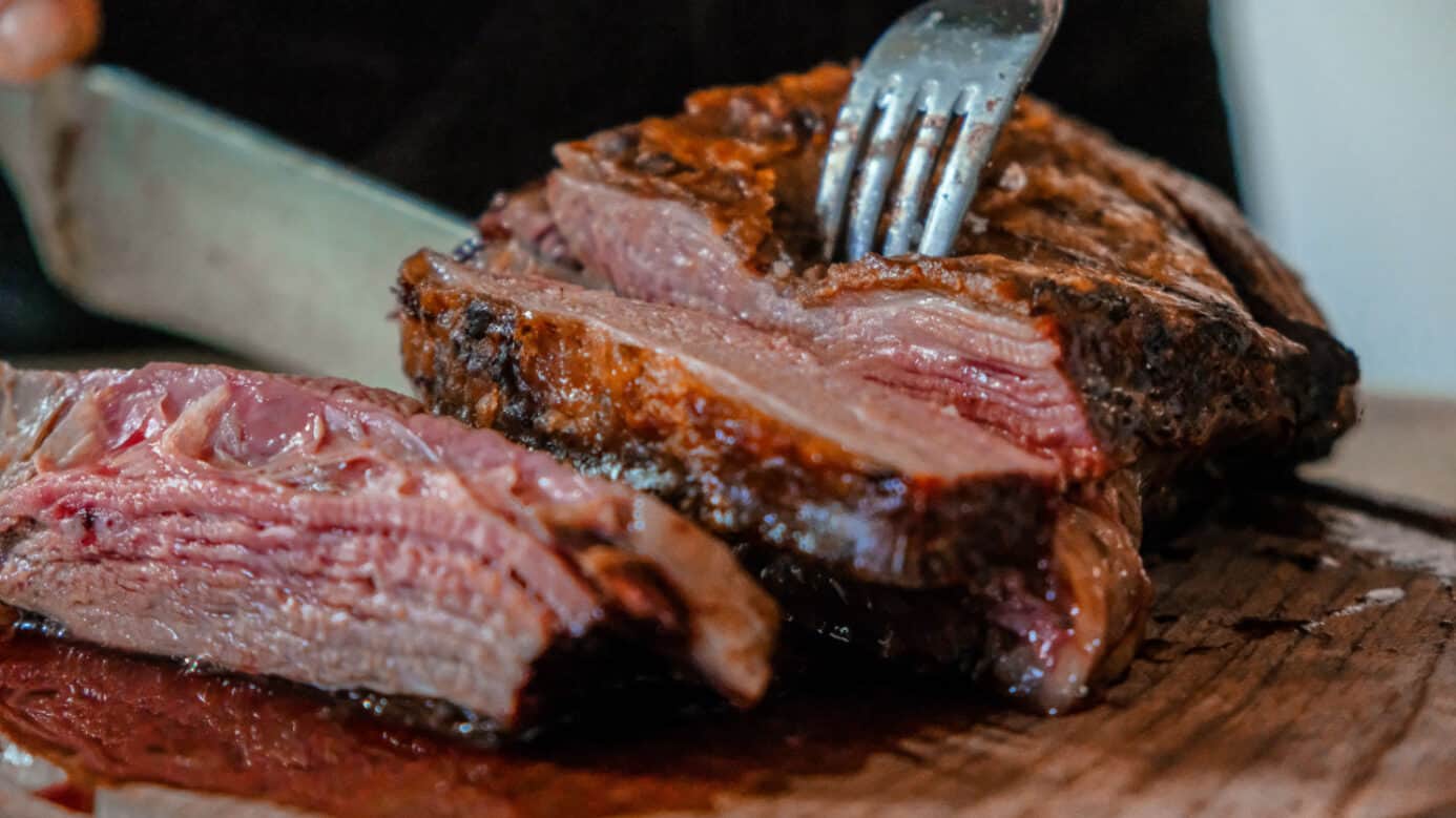 steak on a board